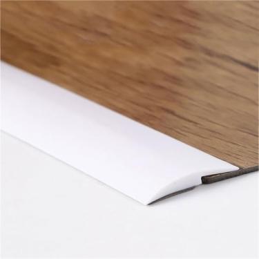 Imagem de GQQGSHOP Tira autoadesiva de transição de piso de carpete de 16,4 m, faixa limite para porta, acabamento de borda de carpete de piso, adequada para transições de limite com uma diferença de altura
