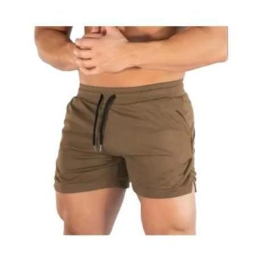 Imagem de Bermuda Esportiva Masculina plus Size Em Malha Respirável, Tendência D