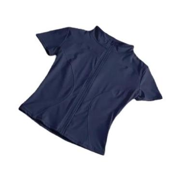 Imagem de Camisetas De Yoga Femininas De Secagem Rápida E Modeladoras De Alta Qu