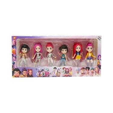 Imagem de Boneca Anime KPop Caçadora De Demônios Rumi Mira Zoi Máscara De Vinil 