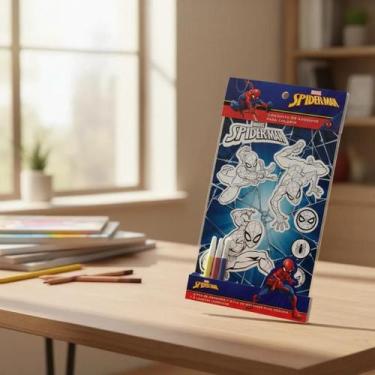 Imagem de Kit Adesivos + Adesivos para Colorir Disney Personagens Marvel Princes