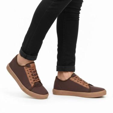 Imagem de Tênis Sapatênis Polo Original Em Lona De Amarrar Sola Costurada 2220-Masculino