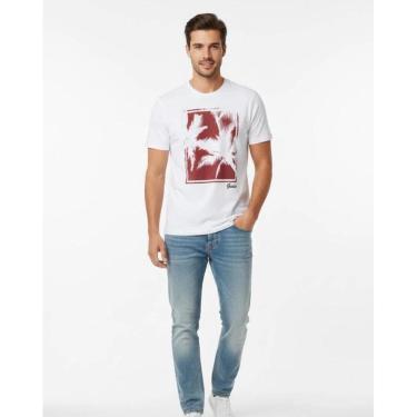 Imagem de Camiseta Masculina Branca Guess - MBFRTSKP859-Masculino