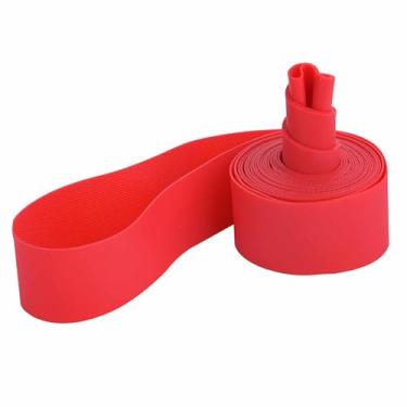Imagem de Pissente Forro de Pneu de Bicicleta Durável Leve e Antifuro para Pneus de Bicicleta Material Em PVC Cor Vermelha 4 Tamanhos Conjunto Com 2 Peças (26 polegadas)
