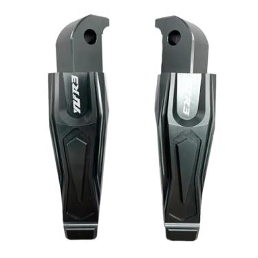 Imagem de Anti-derrapante Pedais de apoio para os pés do passageiro traseiro para YZF-R3 YZFR3 YZF R3 2015 2016 2017 2018 2019(Gray)
