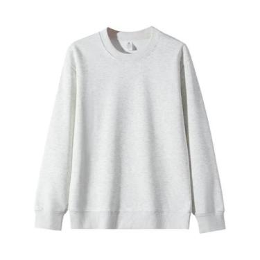 Imagem de Camiseta Feminina Solta De Manga Longa, Estilo Coreano, Casual, Confor