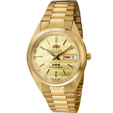 Imagem de Relógio Orient Masculino Automatico Dourado 469Wc2f Cqkx