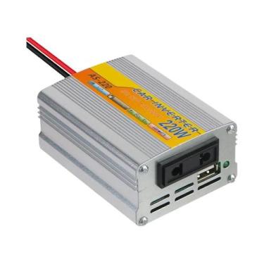 Imagem de Inversor Solar Portátil De 220W Para Carro, Transformador De Voltagem 