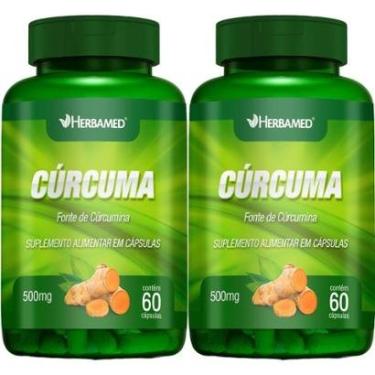 Imagem de Kit 2X Cúrcuma - 60 Cápsulas - Herbamed-Masculino