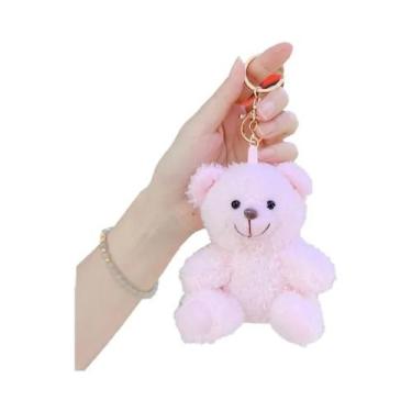 Imagem de Chaveiros De Ursinhos De Pelúcia Cacheados, Pingentes Para Bolsas, Ace