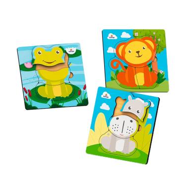 Imagem de Quebra-Cabeça Xalingo Encaixe Bichinhos 12 Peças