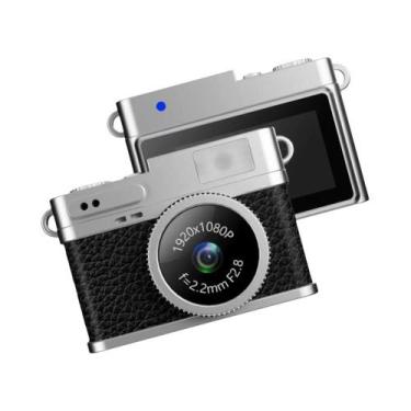 Imagem de Câmera Digital Mini Retro 1080P CCD Portátil, Filmadora Vintage Com Te