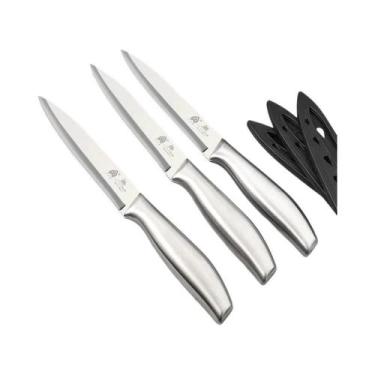 Imagem de Conjunto De Facas De Frutas E Legumes Em Aço Inoxidável Para Mulheres 