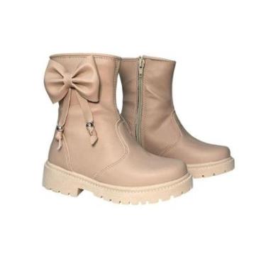 Imagem de Bota Infantil Luma Delicada Laço Pingente Menina-Feminino