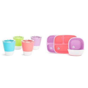 Imagem de Copos e conjunto de jantar para crianças Munchkin Splash 200 ml, pacot