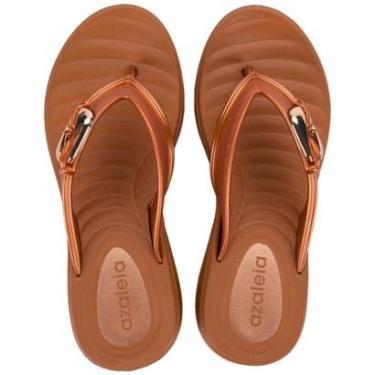 Imagem de Tamanco Anabela Azaleia Kiara - Marrom-Feminino