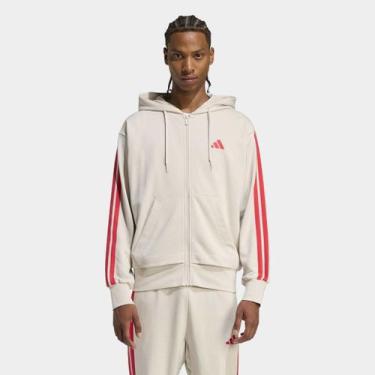 Imagem de Jaqueta Adidas 3 Stripes Masculina, Bege, P