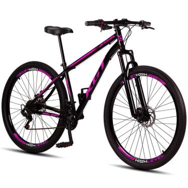Imagem de Bicicleta Aro 29 KGT Shift Aço Carbono Freios a Disco Suspensão 21 Marchas-Unissex