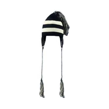 Imagem de Gorro Unissex Estilo Punk Jacquard Com Design De Personagem De Anime Y