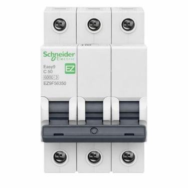 Imagem de Disjuntor Din Trifasico Tripolar Triplo C 50A Schneider