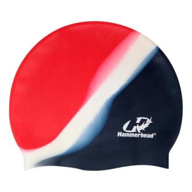 Imagem de Touca De Natação Silicone Adulto Lisa Multicor Hammerhead, Marinho, Br