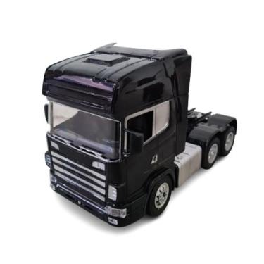Imagem de Caminhão Scania PRETO 1:18 Com Controle Remoto - BERTO PARTS