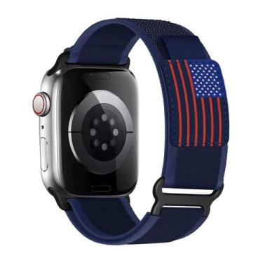 Imagem de Pulseira Nylon Loop Trilha Compatível Com Apple Watch - Baú do Viking,