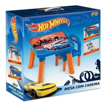 Imagem de Mesa Infantil Com Cadeiras - Hot Wheels - Fun