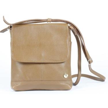 Imagem de Bolsa Aline Feminina Transversal em Couro Legitimo - Betania Couros, C