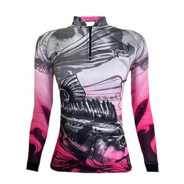 Imagem de Camisa Camiseta Blusa de Pesca Tucunaré Familia Masculino Feminino e I