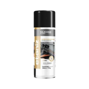 Imagem de Silicone Spray 300ML Etaniz Proteção Brilho e Revitalização de Superfícies Plásticas e Couro