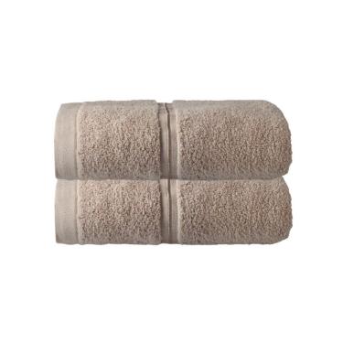 Imagem de Kit 2 Toalhas de Rosto Lázio 48x90CM 100% Algodão 500g-m2 Macias e Absorventes Fendi Kacyumara