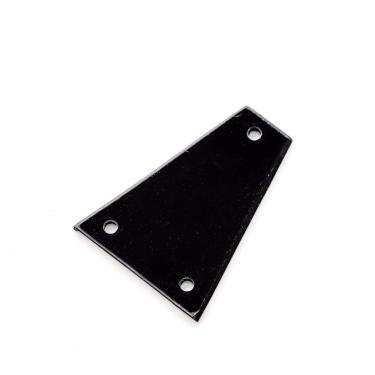 Imagem de Escudo para Tensor de Guitarra JAD-BK Estilo Jackson 3 Furos Acrílico Preto Spirit