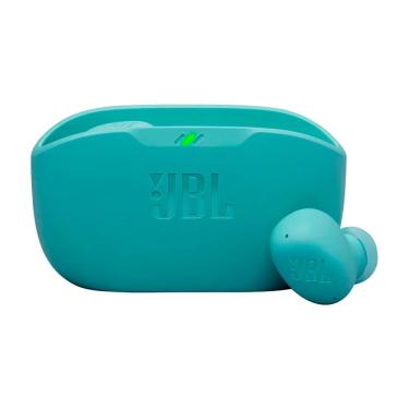 Imagem de Fone Intra-auricular JBL Wave Beam Buds 2 com Cancelamento Ativo de Ruído e Som Pure Bass IP54 Bluetooth Azul