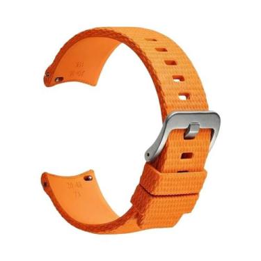 Imagem de Pulseiras De Borracha Curvadas Para Relógios Masculinos 20mm 21mm 22mm