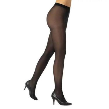 Imagem de Meia Calça Lupo Fio 15 Fina Essencial 05770, Preto, G