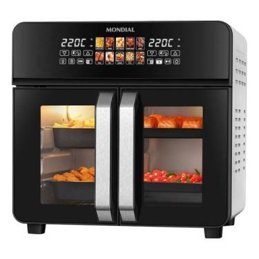Imagem de Air Fryer Forno 25L French Door Mondial 127V, Preto, 110V