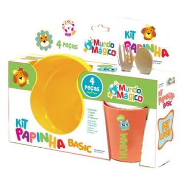 Imagem de Xplast - Kit Papinha Basic Mundo Mágico 4 Peças Alimentação Infantil