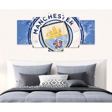Imagem de Quadro Decorativo Sala Quarto Escritório Manchester City
