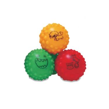 Imagem de Bola Mamona Grande Pet Brinquedo Borracha 9 Peças