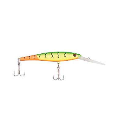 Imagem de Berkley Isca de pesca Flicker Minnow, Firetail MF Hot Firetiger, 1/113.4 g, 7.6 cm | Iscas de 7,5 cm, perfil realista, curva de mergulho afiada chega a pescar rapidamente, equipada com anzol Fusion19