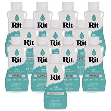 Imagem de Rit Corante Líquido Multiuso | Pacote com 12 | Funciona com Misturas de Algodão, Seda, Madeira e Outros Tecidos/Tecidos | Crie Cores e Desenhos Personalizados