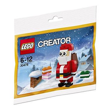 Imagem de LEGO Creator 30478 Jolly Santa Christmas Polybagged 74 Piece Set