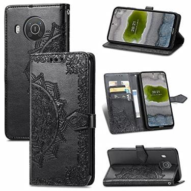 Imagem de HONGYAN Capa de telefone Para Nokia X10 Mandala Flor Horizontal Flip Leather Case com suporte/cartolina/carteira/cordão Capa protetora