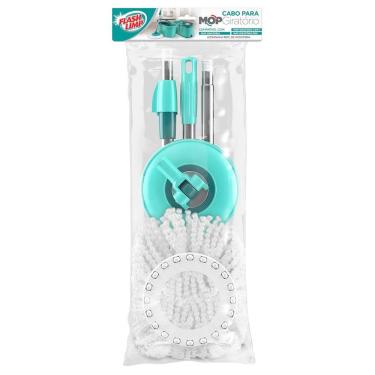 Imagem de Cabo Mop, Giratorio, Pro, 3 Em 1 + Refil  Flash Limp