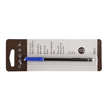 Imagem de Refil de gel cruzado para canetas Cross Selectip azul 8521 pacote com 1 cartão blister