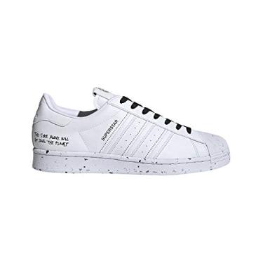 Imagem de adidas Mens Superstar Lace Up Sneakers Shoes Casual - White - Size 11.5 D