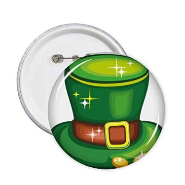 Imagem de Shine Green Hat Ireland St.Patrick's Day Pins Badge Button Emblem Decoração 5 peças