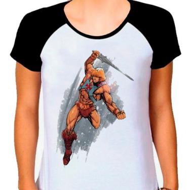 Imagem de Camiseta Desenho He-Man Feminina11 - Design Camisetas