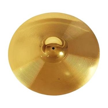 Imagem de Colaxi Pratos Tradicionais de Metal Crash para Jogadores Iniciantes Peças de Instrumento Musical de Percussão, 25,4 cm